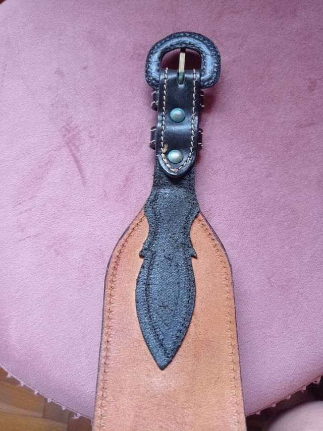 cintura Felisi vera pelle colore verde 