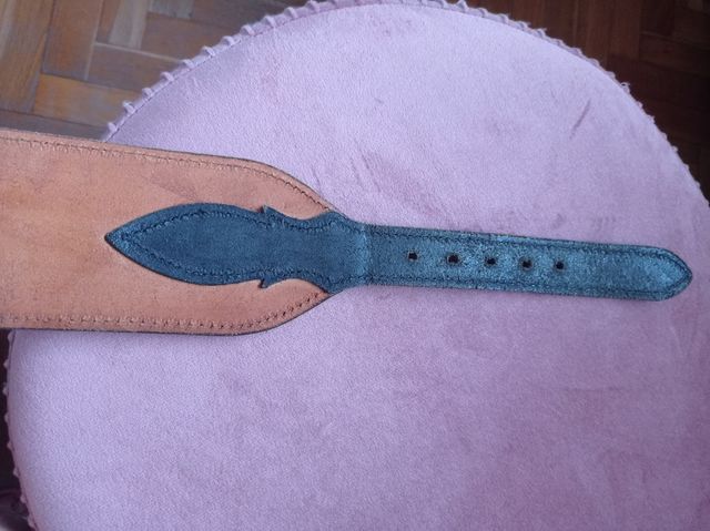 cintura Felisi vera pelle colore verde 