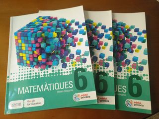 Matemàtiques 6  primària .. tres trimestres 