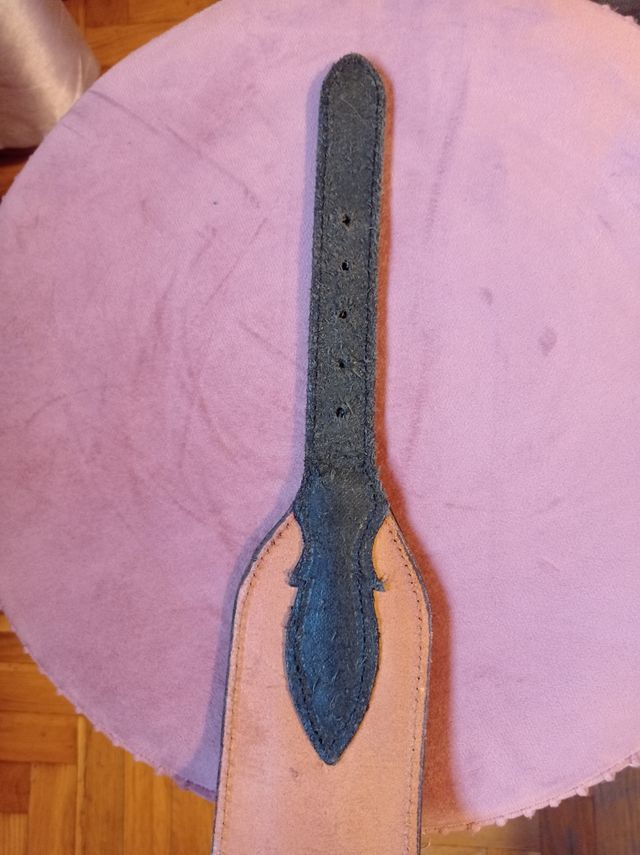 cintura Felisi vera pelle colore azzurro