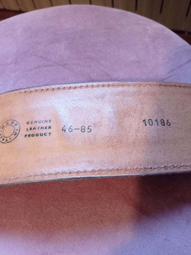 cintura Felisi vera pelle colore azzurro