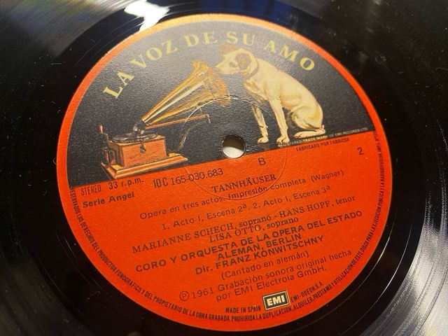 Vinilos Ópera TANNHAUSER, de WAGNER