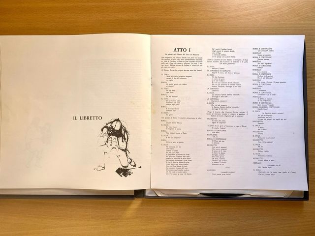 Vinilo VERDI , RIGOLETTO