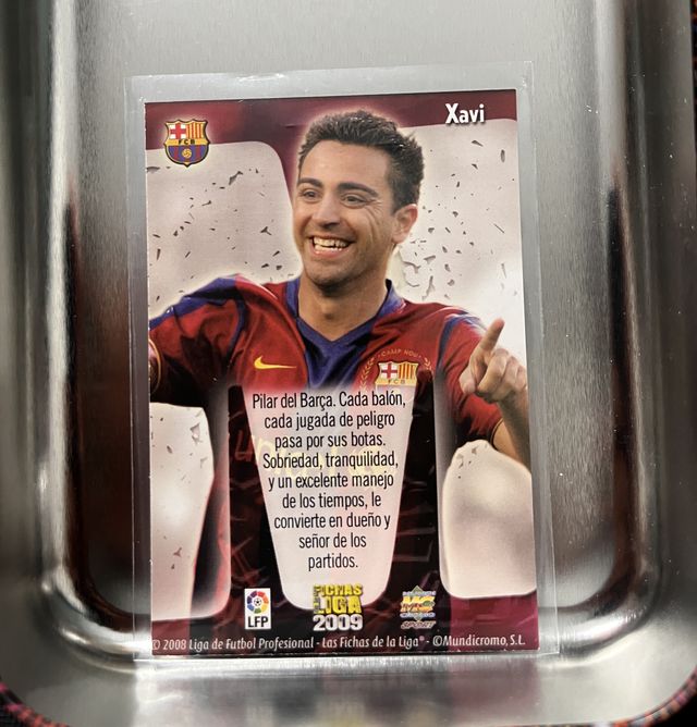 XAVI EL MEJOR #81 PUNTAS CUADRADAS F.C. BARCELONA