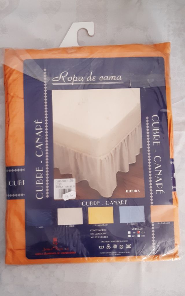 Cubre-canapé nuevo cama 135