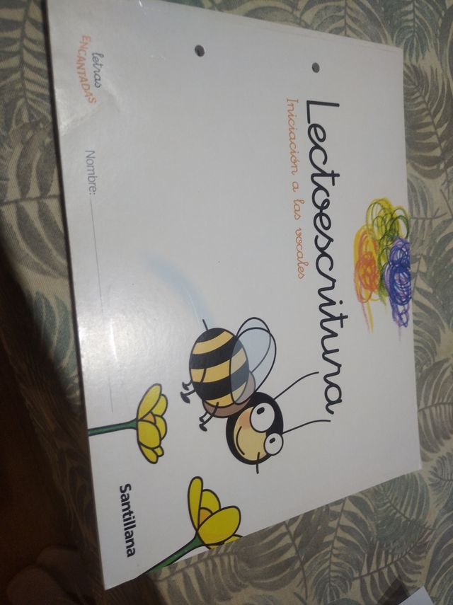 Libro de texto. Lectoescritura 1. Santillana