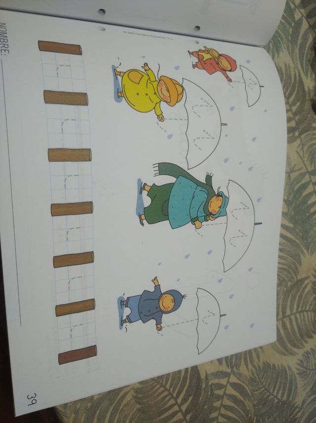 Libro de texto. Lectoescritura 1. Santillana