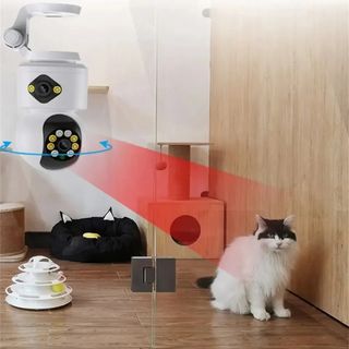 Camara vigilancia, doble lente.