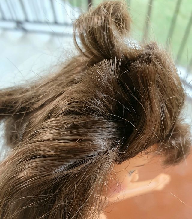 Barbie primavera con capelli castani vintage