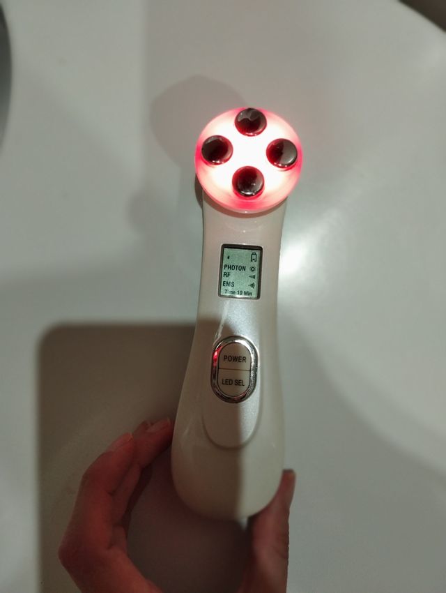 Radiofrecuencia facial electro masajeador