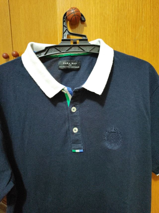 Polo azul marino Talla M