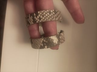 Pendientes aros de leopardo