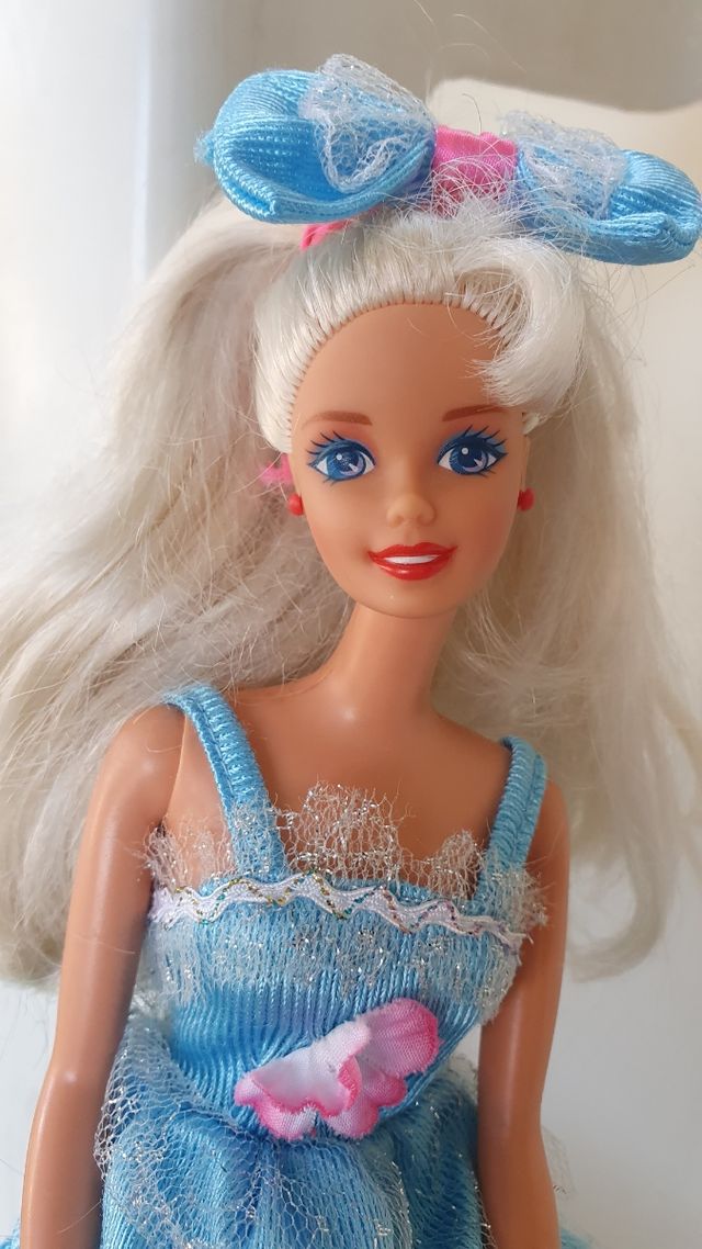 Barbie con abito lungo, Mattel, vintage