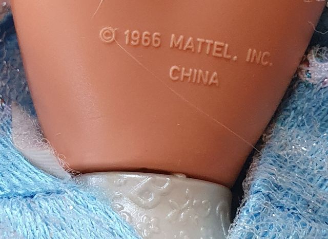 Barbie con abito lungo, Mattel, vintage