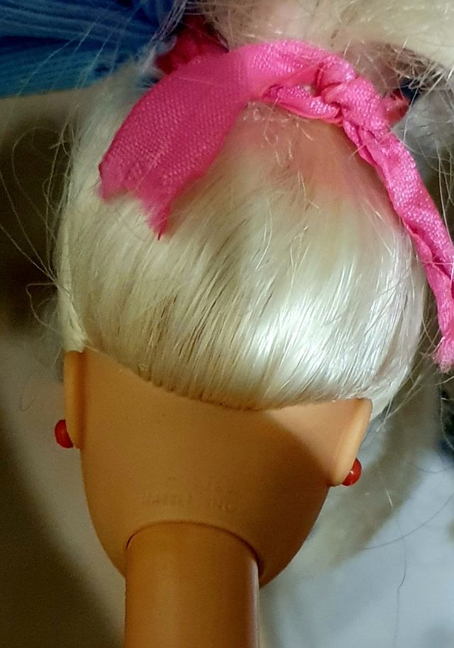 Barbie con abito lungo, Mattel, vintage