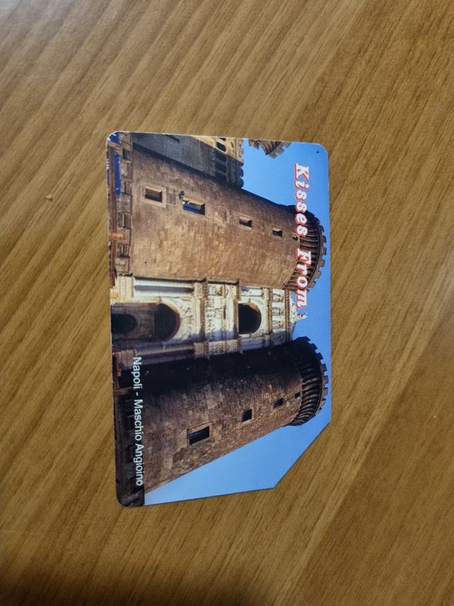 Scheda telefonica Telecom "kisses From"