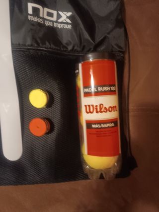 Pack accesorios pádel pelotas padel