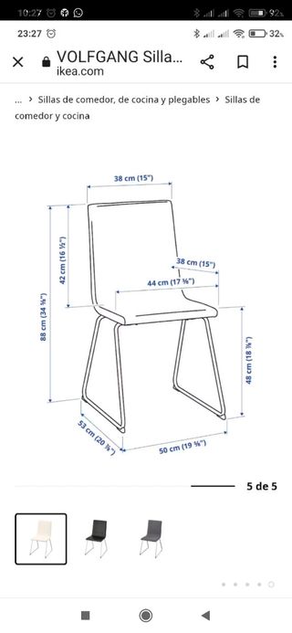 Mesa y 4 sillas salón