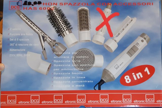 Set Phone spazzola con accessori