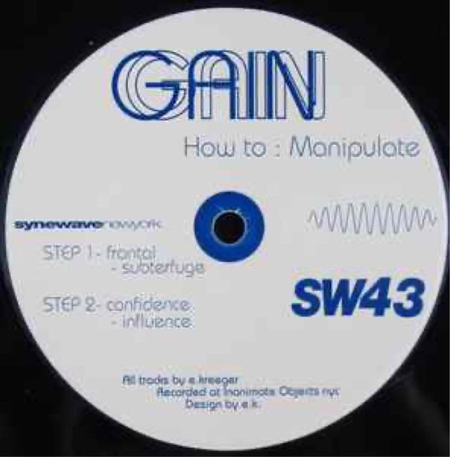 + Gain ‎– How To: Manipulate (2000)