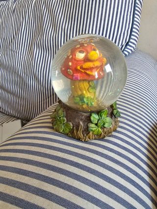 Palla in vetro fungo Les Alpes