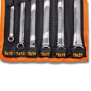 ✅ 6x Llaves fijas planas largas 12 caras