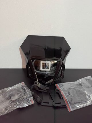 Careta moto led polisport negra⚫️