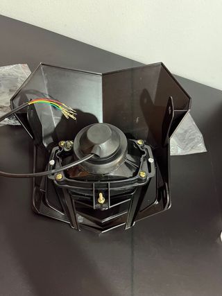 Careta moto led polisport negra⚫️