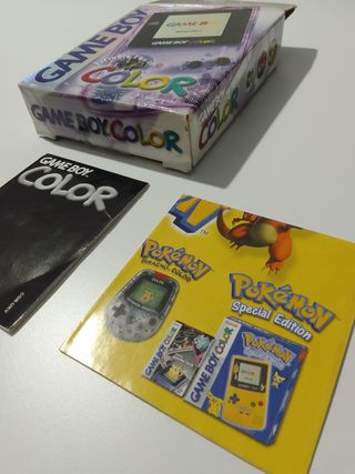 Game boy color versión transparente