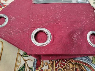 2 Tende Semi Coprente 140x280 Bordeaux