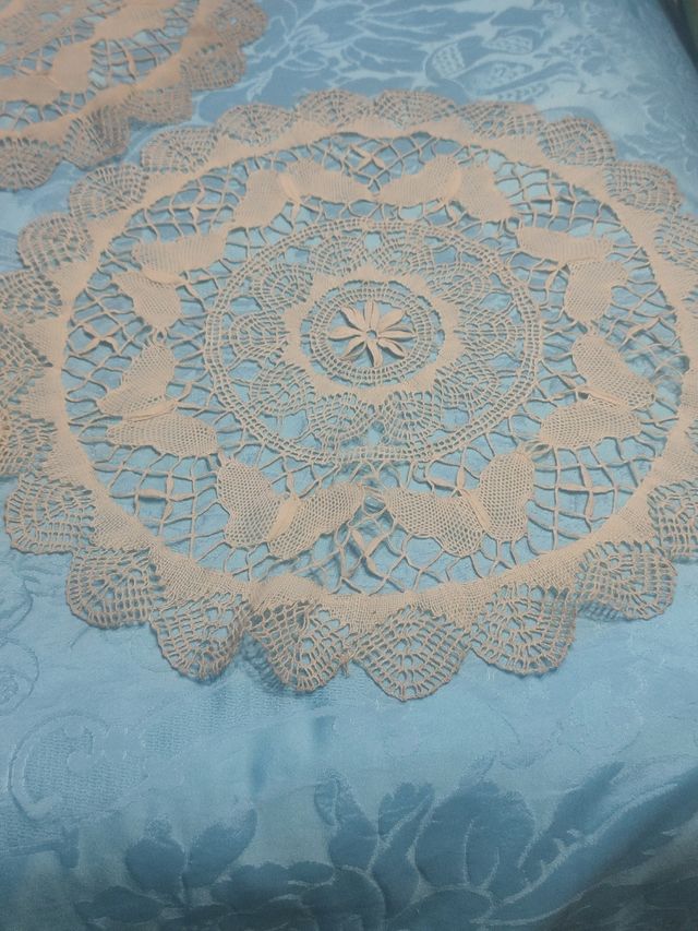 Set 22 centro tavola tombolo