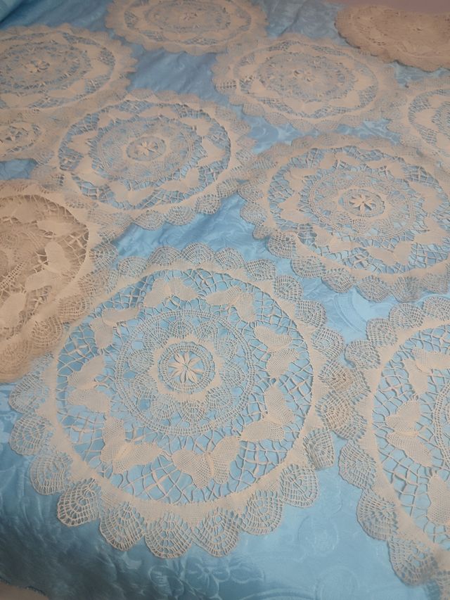 Set 22 centro tavola tombolo