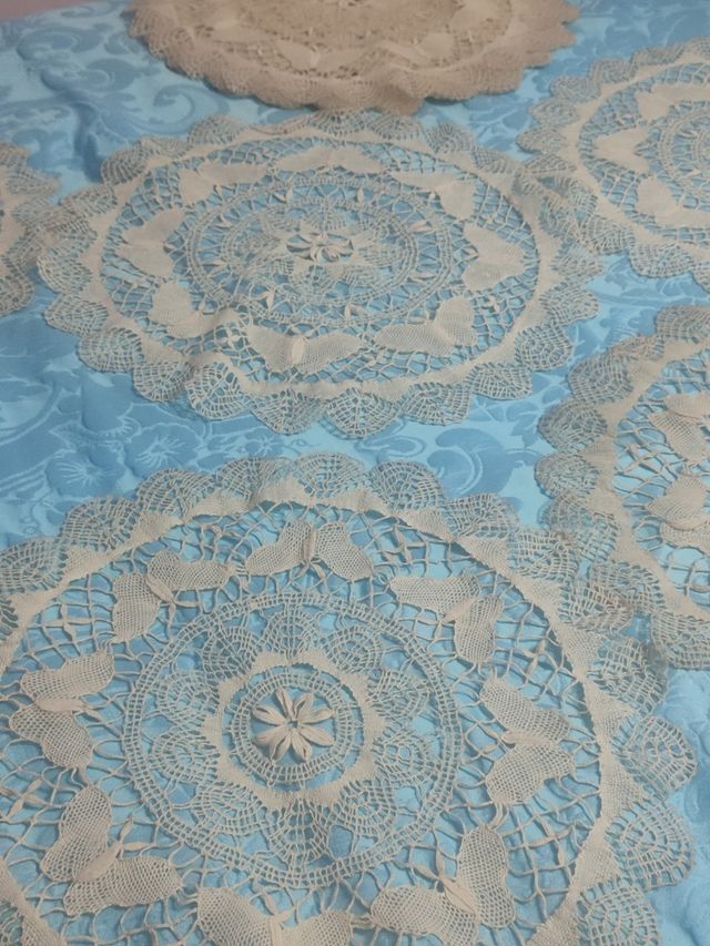 Set 22 centro tavola tombolo