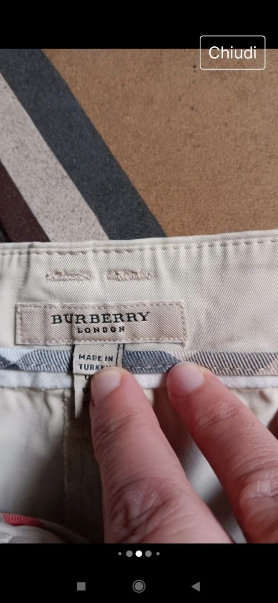 Pantaloni donna Burberry
