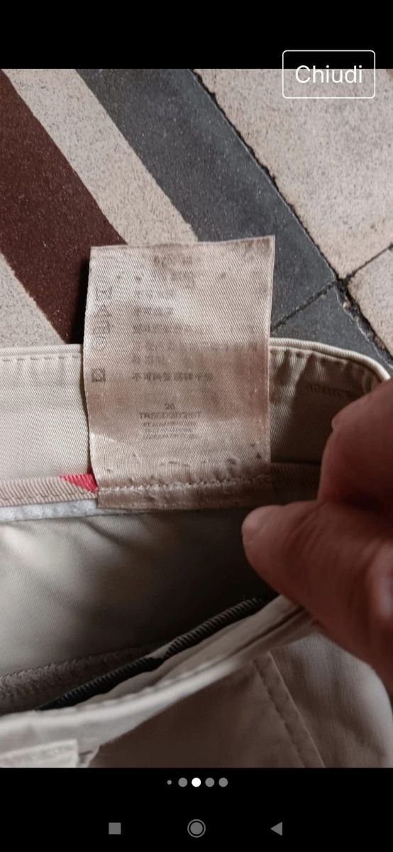 Pantaloni donna Burberry