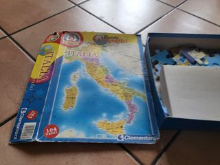 puzzle in cartone intero dell italia