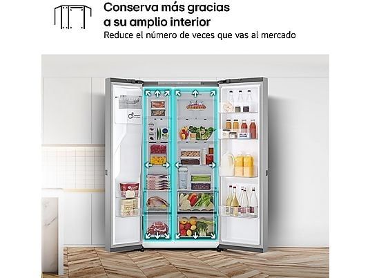 Frigorífico americano LG con dispensador de agua