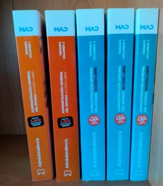 Temario administrativo del estado MAD