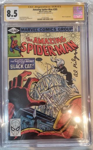 comic firmado Spiderman encapsulado