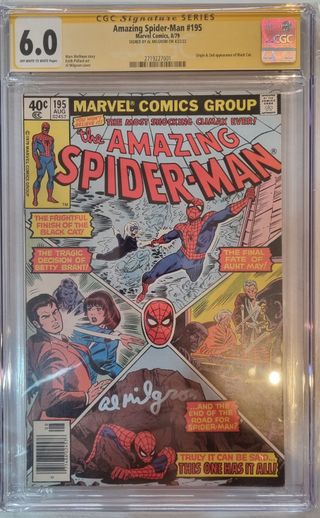 comic firmado y encapsulado Spiderman