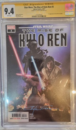 comic Star Wars firmado y encapsulado