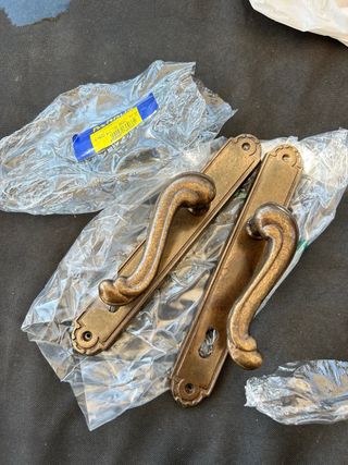 maniglia porta barocca