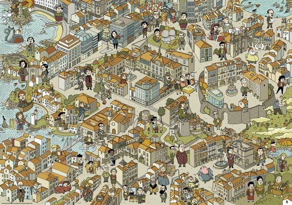 Lámina País das Letras