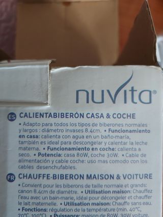 Calienta biberones 