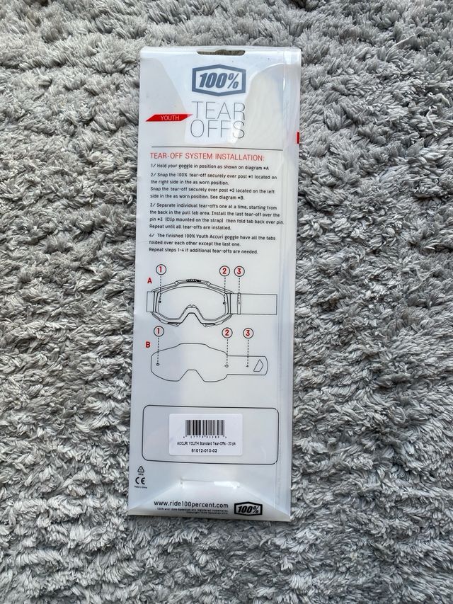 protezioni lenti maschera 100% junior