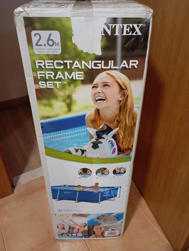 Piscina+ bomba Intex 2,60×1,60×65cm