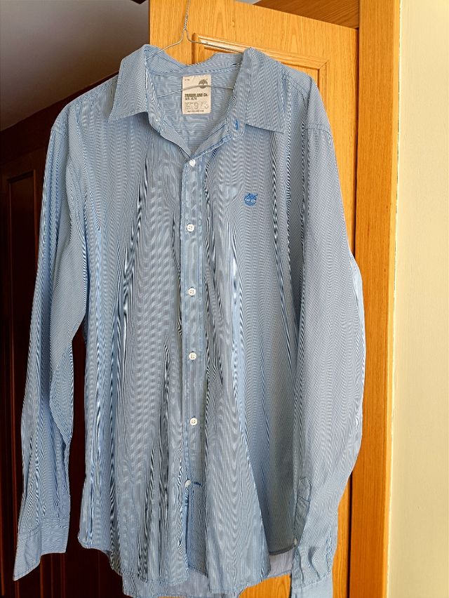 Camisa rayas azul Timberland