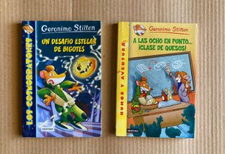 2 libros Geronimo Stilton