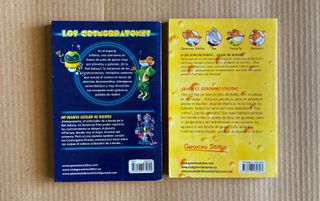 2 libros Geronimo Stilton