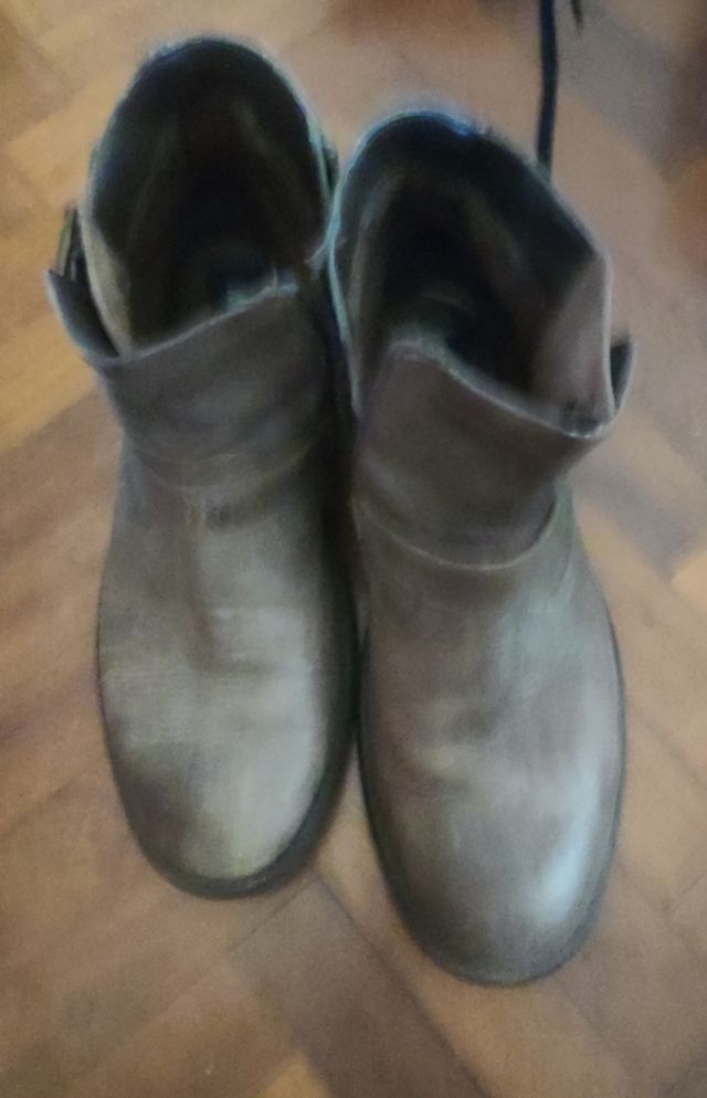 Botas de piel moto custom